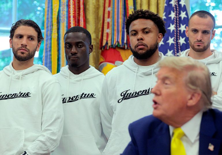 Trump Hosts Juventus Soccer Team, Discussing Iran and Transgender Athletes in Awkward Visit