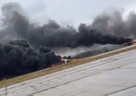 Ukraine ‘strikes Russian airfields destroying nuke bombers’ in huge drone blitz as footage shows aircraft up in flames