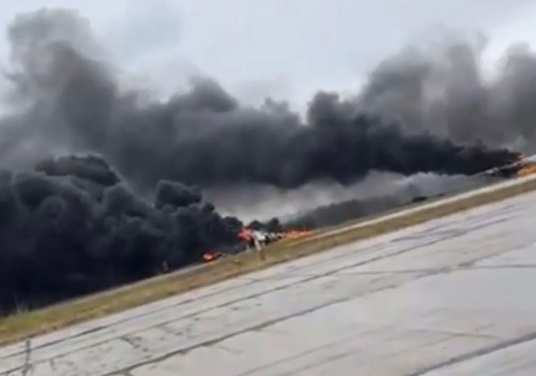 Ukraine ‘strikes Russian airfields destroying nuke bombers’ in huge drone blitz as footage shows aircraft up in flames