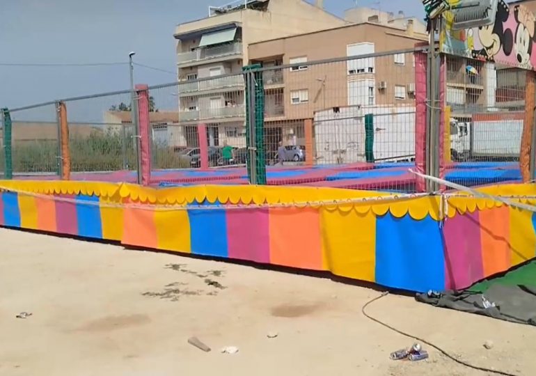 Girl, 2, electrocuted to death on trampoline as three other kids are injured in freak fairground tragedy in Spain