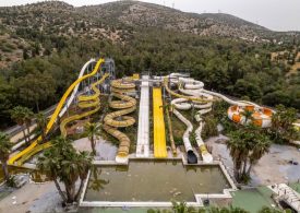 Inside world’s ‘grimmest’ abandoned water park where moss-covered slides left to rot for a decade after tragic death