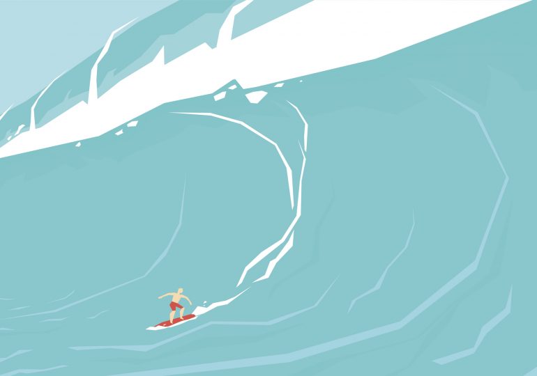 What Surfing Taught Me About Having Fun in a World That’s on Fire