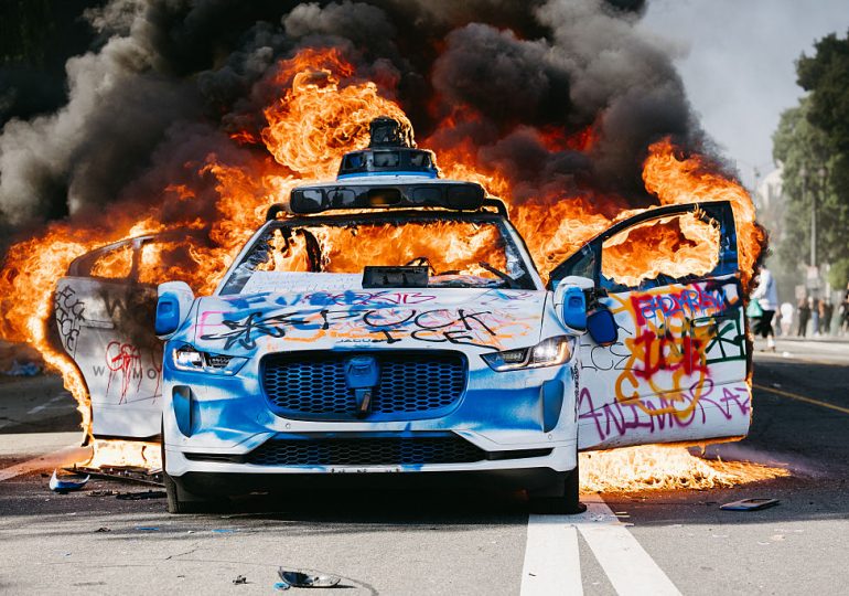 Why Waymo’s Self-Driving Cars Became a Target of Protesters in Los Angeles