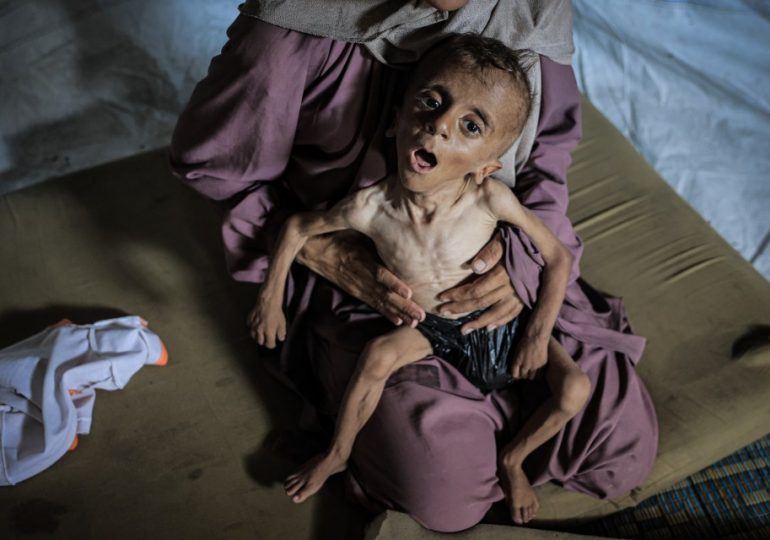 Harrowing viral pic of starving Gaza boy ‘was HIJACKED’ by Hamas to create ‘fake news’, campaigners say