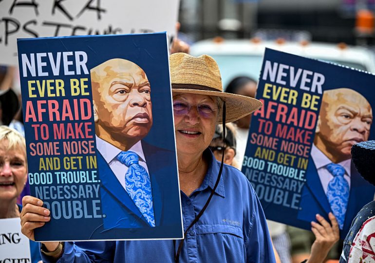 ‘Good Trouble’ Protests Against Trump Administration Being Held Across the U.S. in Honor of Late Congressman John Lewis