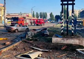 Putin blitzes Ukrainian shopping centre with half-ton glide bomb killing two and injuring dozens defying Trump warning