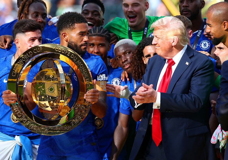 Trump Steals Soccer Champions’ Spotlight, Gets Booed by Fans