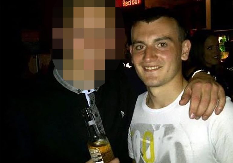 ‘Hero’ Brit drone fighter, 33, killed defending Ukraine as grieving comrades hug flag-draped coffin in emotional funeral