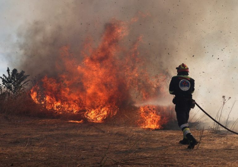 At least one dead as wildfires spread across Europe with Mount Vesuvius closed in Italy & French vineyards turned to ash