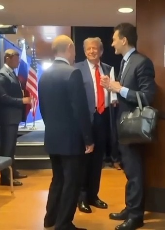 What’s going on with Putin’s jelly legs? Vlad’s mad twitching feet at Trump talks spark speculation he was wearing LIFTS