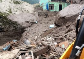 At least 56 dead & dozens missing after Himalayan flash flooding sweeps through towns leaving them caked in mud