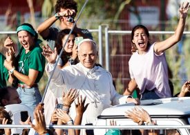 Pope Leo gets rockstar welcome as 1 million young devotees gather for ‘Catholic Woodstock’