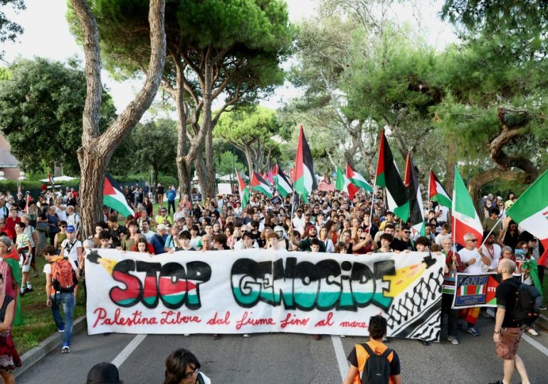 Pro-Palestine protesters storm Venice Film Festival shouting controversial chant disrupting star-studded event