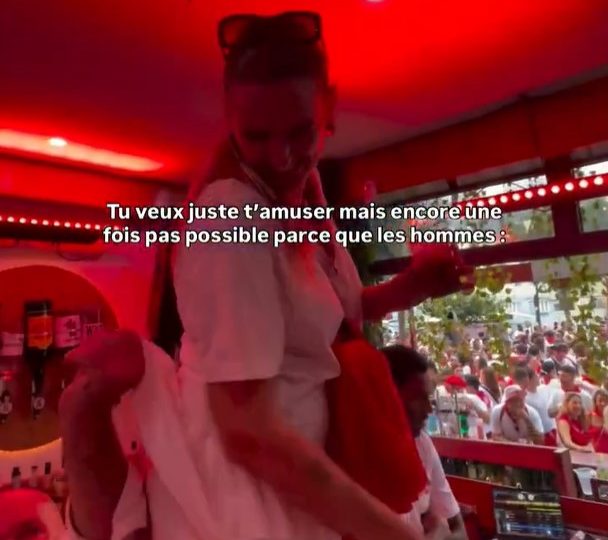 ‘French rugby legend’ filmed lifting up skirt of influencer while sitting underneath her during festival