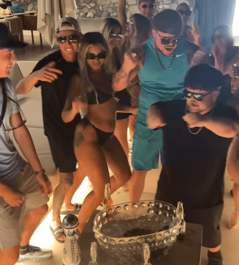 Ibiza ‘Final Boss’ Jack Kay parties at £9m mansion in Ibiza with bikini girls & dwarf from Lamine Yamal’s birthday party