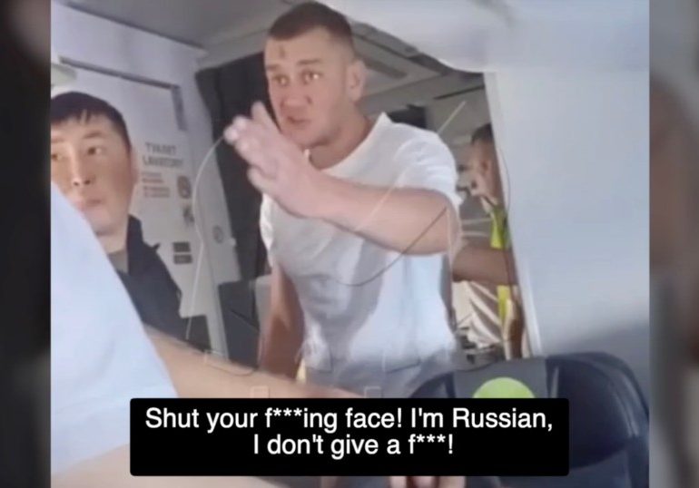 Plane passengers & crew forced to subdue drunk Russian yob threatening to ‘stab’ & ‘kill’ flyers