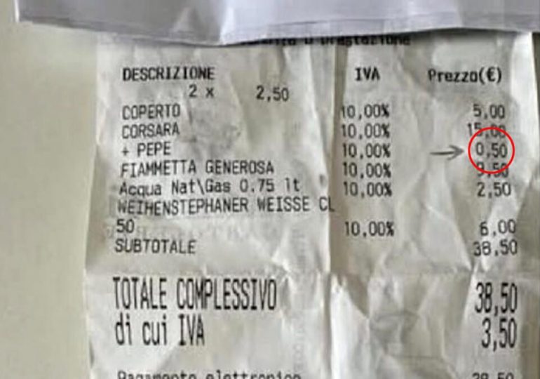 Customer left furious after Italian restaurant adds very sneaky & ‘crazy’ extra charge to his bill
