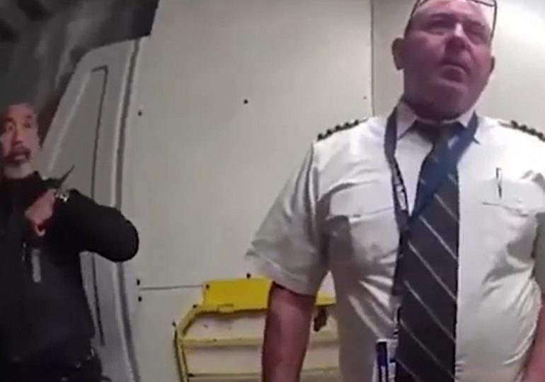 Shock moment ‘drunk’ pilot who ‘reeked of boozed’ is escorted by cops from cockpit moments before takeoff