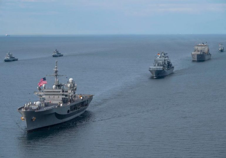 Nato ramps up defences in Baltic Sea as drones menace military bases and airports across Europe in ‘hybrid war attack’