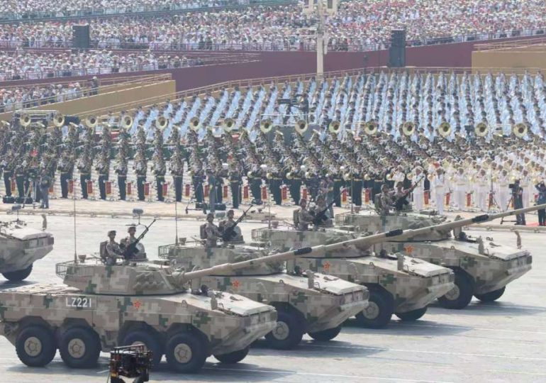 Hypersonic nukes, laser cannons & robot dogs… China shows off high tech new weapons – but is all as it seems?