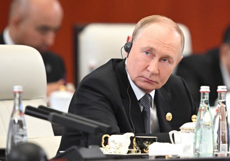 Deluded Putin rants Ukraine war wasn’t Russia’s fault in rambling speech before ‘Axis of Evil’ meeting with Xi & Kim