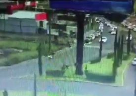 Shocking moment train smashes into double decker bus in Mexico leaving 10 dead and dozens injured