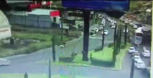 Shocking moment train smashes into double decker bus in Mexico leaving 10 dead and dozens injured