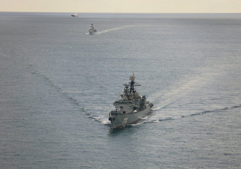 Now Putin’s WARSHIPS menace UK waters as Royal Navy musters HMS Iron Duke while Russia buzzes Europe with jets & drones