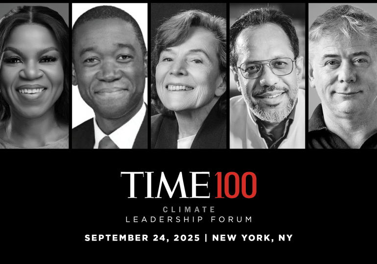 TIME Convenes Leaders Taking Action Toward A More Sustainable World For Second TIME100 Climate Leadership Forum