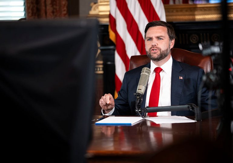 J.D. Vance Vows Crackdown on ‘Festering Violence’ From ‘Far Left’ While Hosting Charlie Kirk Show