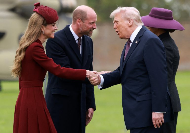 Trump Greeted by Prince William and Kate Middleton at Windsor Castle Amid Protests Over His U.K. State Visit