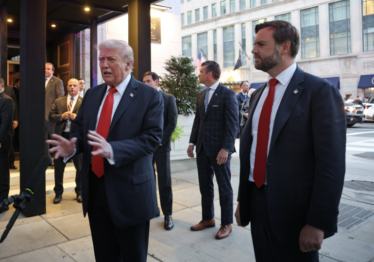 ‘You’re Not Welcome Here’: Trump Confronted by Protesters During Dinner in D.C.