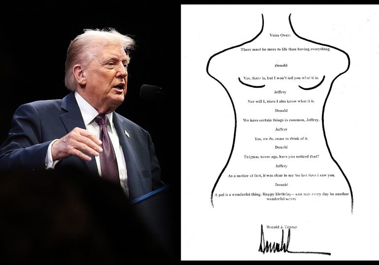 House Panel Releases Note From Epstein ‘Birthday Book’ Trump Denies Writing