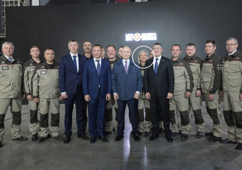 Putin’s cosplaying female bodyguard seen in NEW disguise after earning nickname ‘Agent Cornetto’ serving boss ice cream