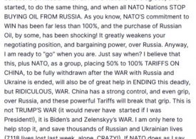 Donald Trump unveils his plan to ‘quickly’ END war in Ukraine in ‘letter to the world’… and demands action from Nato