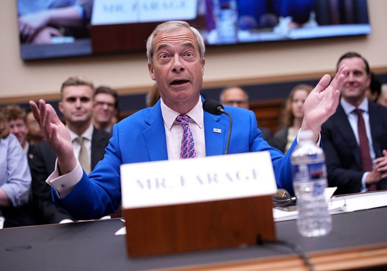 British Lawmaker Nigel Farage Called a ‘Putin-Loving Free Speech Impostor’ and ‘Trump Sycophant’ in Congress