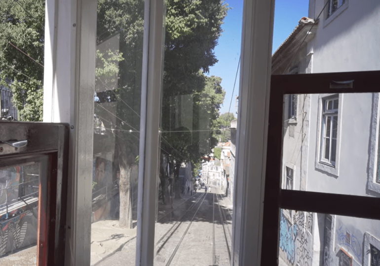 Haunting vid from onboard Lisbon funicular shows tram descend down hill that was scene of horror crash that killed 17