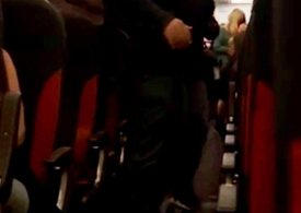 Watch moment ‘disruptive’ passenger clutching vodka is dragged off EasyJet flight to Greece after ’emergency landing’