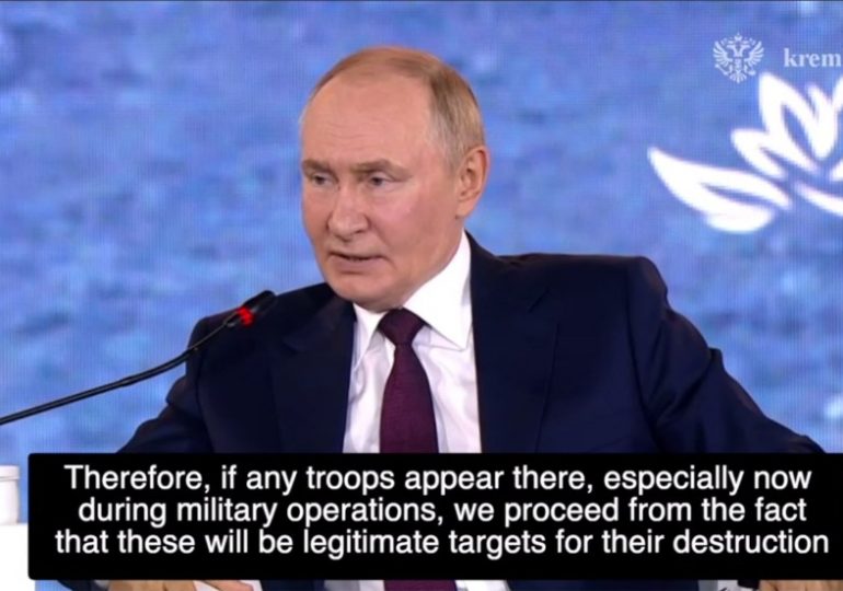 Maybe YOU’RE the problem Vlad? Putin says it’s ‘impossible’ to make Ukraine deal… while threatening to DESTROY UK troops