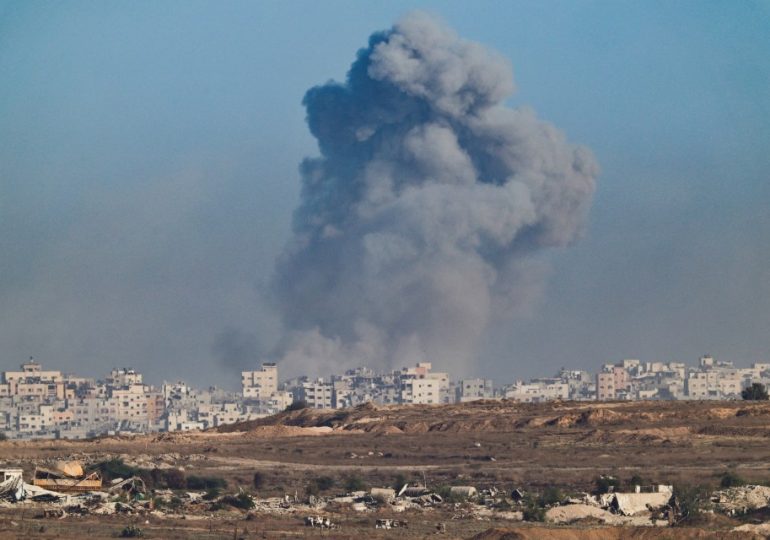 ‘Gaza is BURNING’ Israel says after bombs pound city & ground occupation begins… as US warns Hamas ‘time is running out’