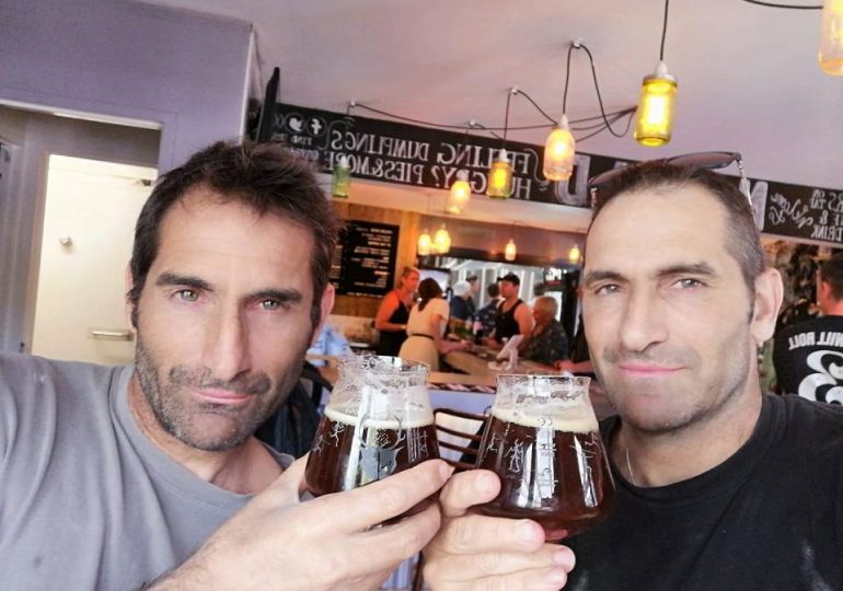 Twin of surfer dad mauled to death by 20ft shark speaks out after laying brother to rest…and reveals sweet detail