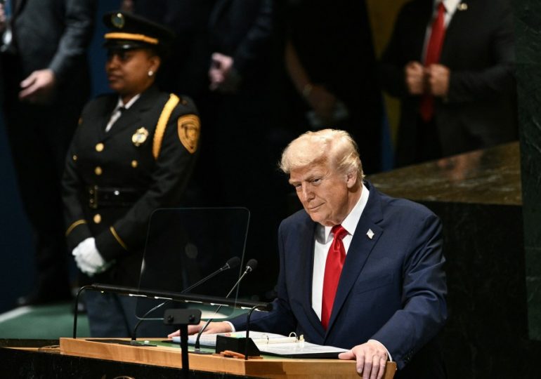 Trump goes scorched earth on ‘failing’ UN in speech blasting immigration, ‘world ending’ nukes & ‘sharia law’ in LONDON
