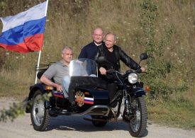 Putin reveals he almost killed himself while riding motorbike after tyrant lost control and it ‘flipped over’