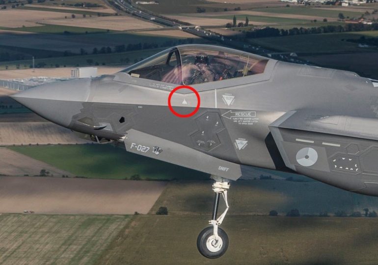 Nato jet shows off ‘kill mark’ after first ever shoot down of Russia drone in chilling message to Putin