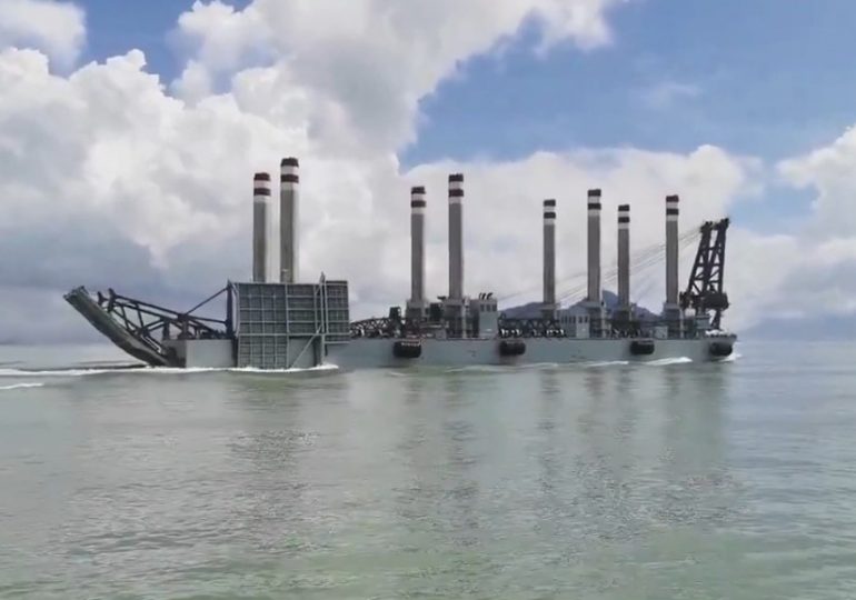 China’s D-Day style Taiwan invasion barges filmed on move for first time as Nato chief warns of Russian distraction plot