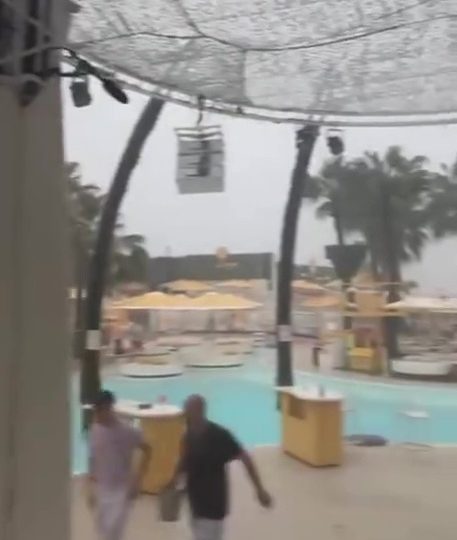 Storm Alice forces Wayne Lineker’s Ibiza club to close as floods swamp supercars & deluge turns roads into rivers