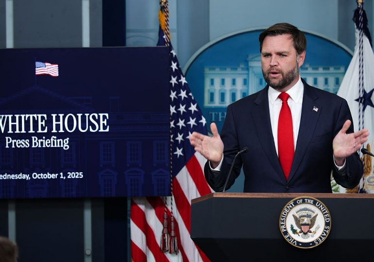 Vance Warns Federal Layoffs Could Come Soon If Shutdown Drags On