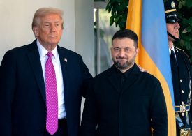 Face to Face With Zelensky, Trump Waffles on Providing Tomahawk Missiles