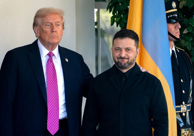 Face to Face With Zelensky, Trump Waffles on Providing Tomahawk Missiles