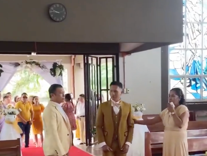 Heartwrenching moment Philippines earthquake strikes just as bride is about to walk down the aisle as 7.4 tremor kills 2